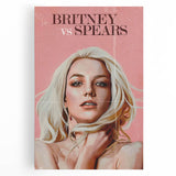 2020s Vintage Movie Poster - Britney vs Spears Retro Film Art