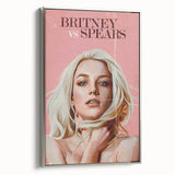 2020s Vintage Movie Poster - Britney vs Spears Retro Film Art
