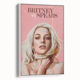 2020s Vintage Movie Poster - Britney vs Spears Retro Film Art