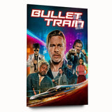2020s Vintage Movie Poster - Bullet Train Retro Film Art