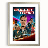 2020s Vintage Movie Poster - Bullet Train Retro Film Art