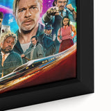 2020s Vintage Movie Poster - Bullet Train Retro Film Art