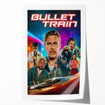 2020s Vintage Movie Poster - Bullet Train Retro Film Art