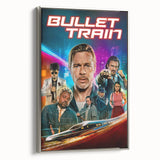 2020s Vintage Movie Poster - Bullet Train Retro Film Art