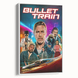 2020s Vintage Movie Poster - Bullet Train Retro Film Art