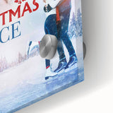 2020s Vintage Movie Poster – Christmas on Ice Retro Film Art