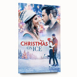 2020s Vintage Movie Poster – Christmas on Ice Retro Film Art