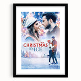 2020s Vintage Movie Poster – Christmas on Ice Retro Film Art