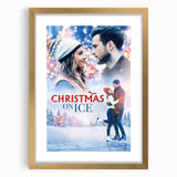 2020s Vintage Movie Poster – Christmas on Ice Retro Film Art