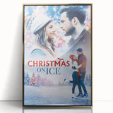 2020s Vintage Movie Poster – Christmas on Ice Retro Film Art