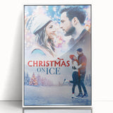 2020s Vintage Movie Poster – Christmas on Ice Retro Film Art