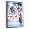 2020s Vintage Movie Poster – Christmas on Ice Retro Film Art