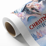 2020s Vintage Movie Poster – Christmas on Ice Retro Film Art