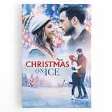 2020s Vintage Movie Poster – Christmas on Ice Retro Film Art