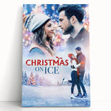 2020s Vintage Movie Poster – Christmas on Ice Retro Film Art