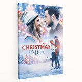 2020s Vintage Movie Poster – Christmas on Ice Retro Film Art