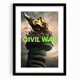 2020s Vintage Movie Poster – Civil War Retro Film Art