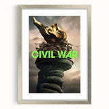 2020s Vintage Movie Poster – Civil War Retro Film Art