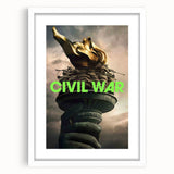 2020s Vintage Movie Poster – Civil War Retro Film Art