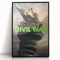 2020s Vintage Movie Poster – Civil War Retro Film Art