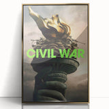 2020s Vintage Movie Poster – Civil War Retro Film Art
