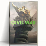2020s Vintage Movie Poster – Civil War Retro Film Art