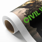 2020s Vintage Movie Poster – Civil War Retro Film Art