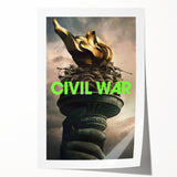 2020s Vintage Movie Poster – Civil War Retro Film Art