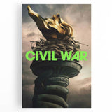2020s Vintage Movie Poster – Civil War Retro Film Art