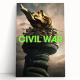 2020s Vintage Movie Poster – Civil War Retro Film Art