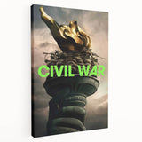 2020s Vintage Movie Poster – Civil War Retro Film Art