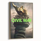 2020s Vintage Movie Poster – Civil War Retro Film Art