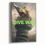 2020s Vintage Movie Poster – Civil War Retro Film Art