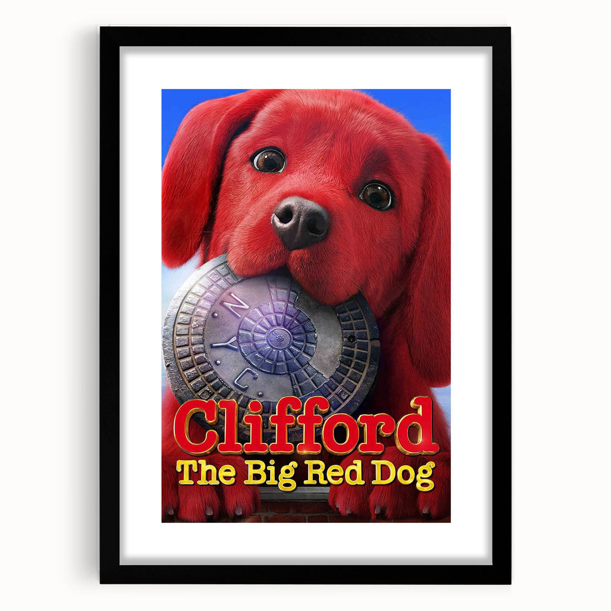 2020s Vintage Movie Poster – Clifford The Big Red Dog Retro Art