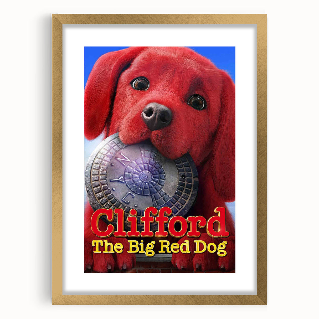 2020s Vintage Movie Poster – Clifford The Big Red Dog Retro Art