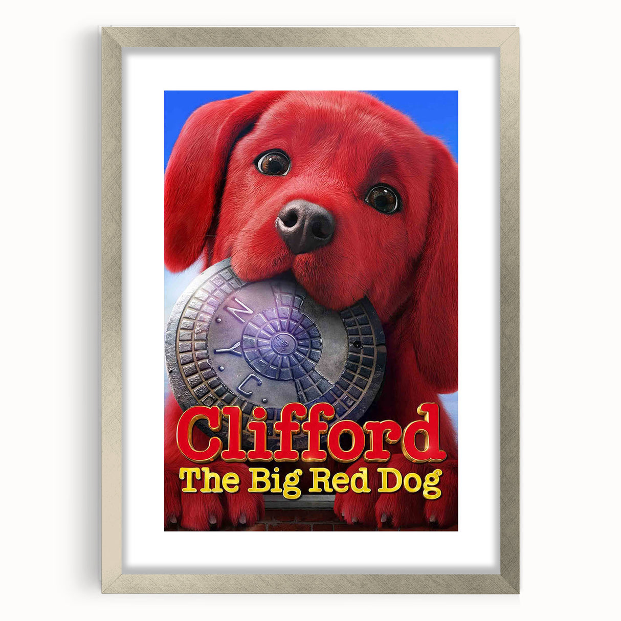 2020s Vintage Movie Poster – Clifford The Big Red Dog Retro Art