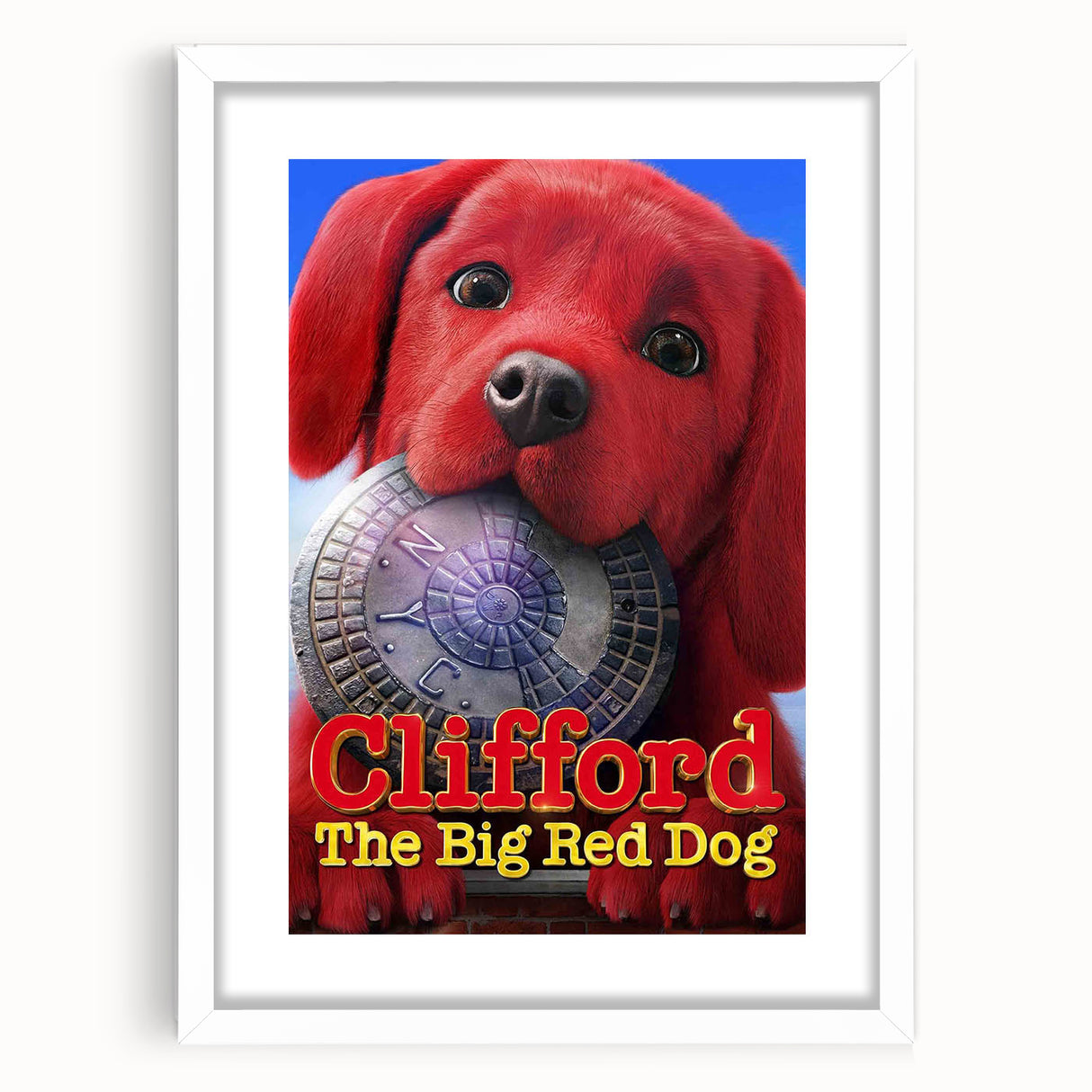 2020s Vintage Movie Poster – Clifford The Big Red Dog Retro Art