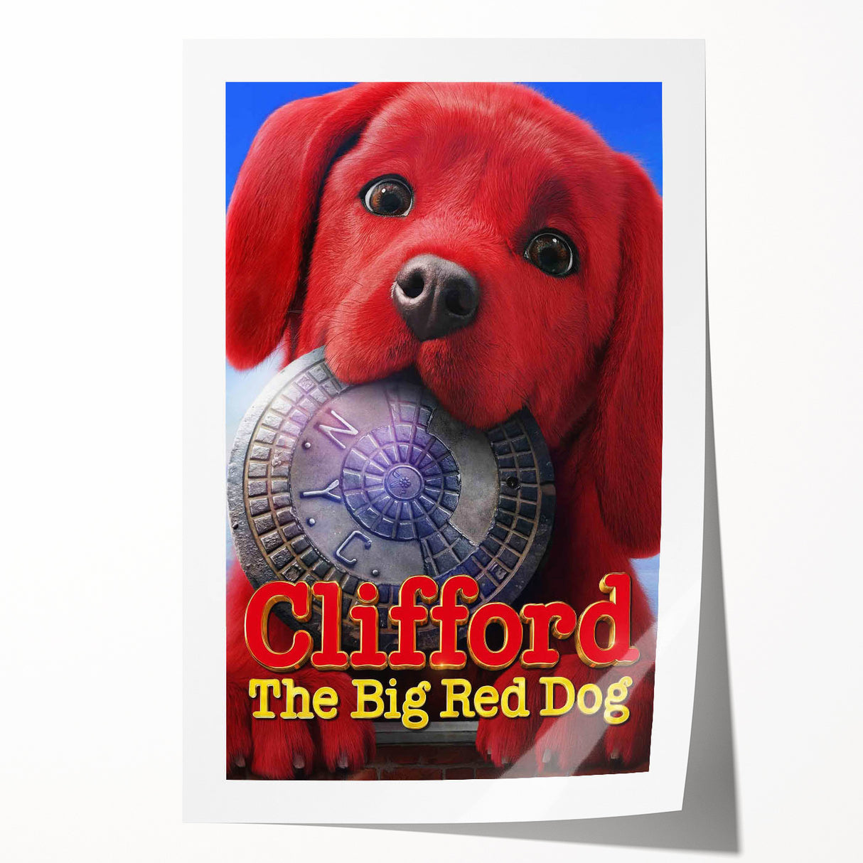 2020s Vintage Movie Poster – Clifford The Big Red Dog Retro Art