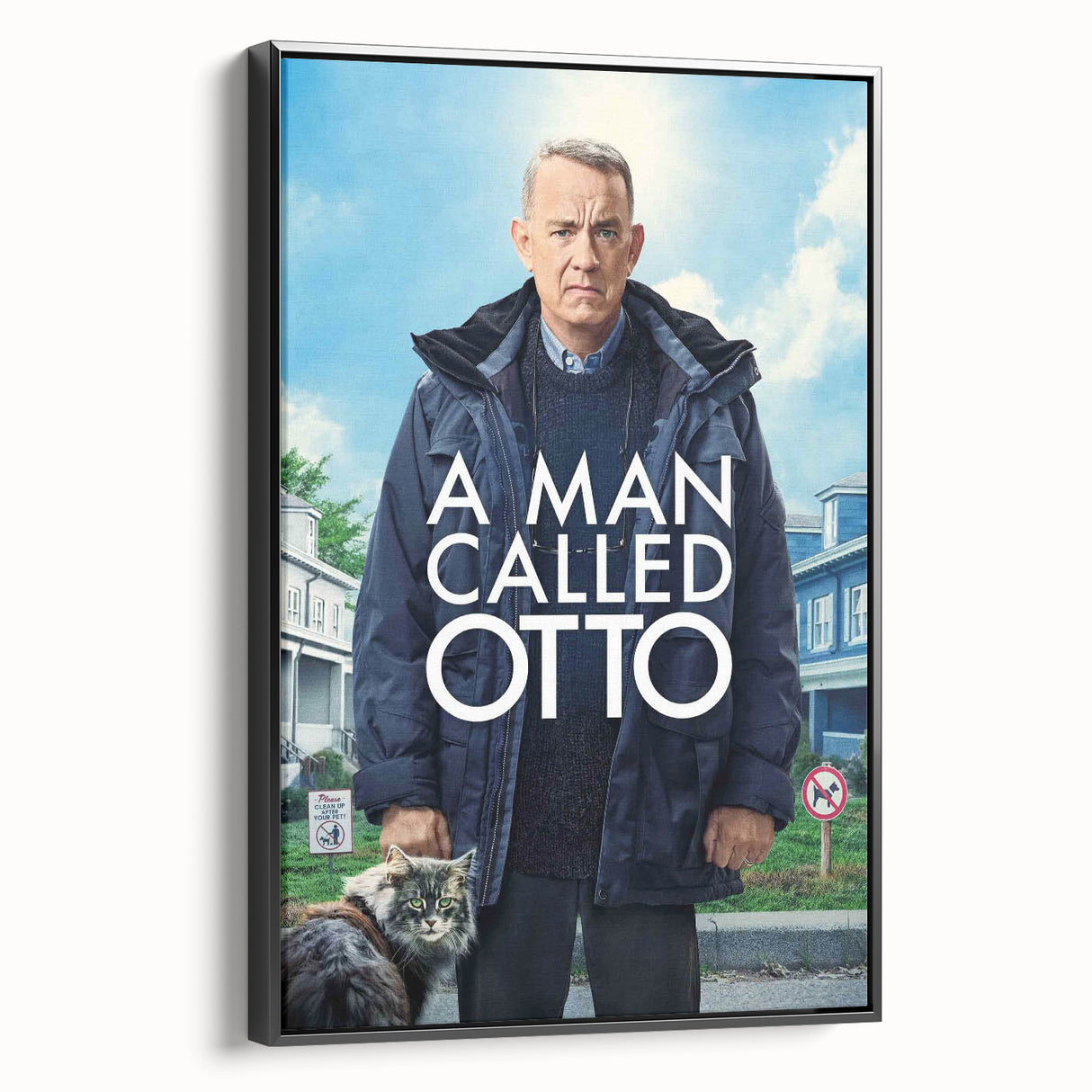 2020s Vintage Movie Poster - A Man Called Otto Retro Film Art Print