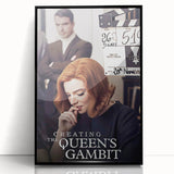 2020s Vintage Movie Poster – Creating The Queen's Gambit Art