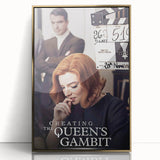 2020s Vintage Movie Poster – Creating The Queen's Gambit Art