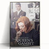 2020s Vintage Movie Poster – Creating The Queen's Gambit Art