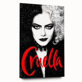 2020s Vintage Movie Poster – Cruella Retro Film Art