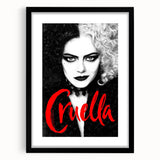 2020s Vintage Movie Poster – Cruella Retro Film Art