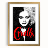 2020s Vintage Movie Poster – Cruella Retro Film Art
