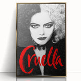 2020s Vintage Movie Poster – Cruella Retro Film Art