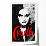 2020s Vintage Movie Poster – Cruella Retro Film Art