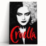 2020s Vintage Movie Poster – Cruella Retro Film Art