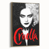 2020s Vintage Movie Poster – Cruella Retro Film Art