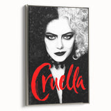 2020s Vintage Movie Poster – Cruella Retro Film Art